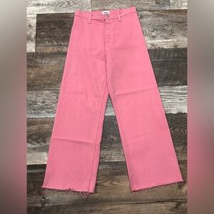 Pistola High Rise Wide Leg Jeans in Flamingo